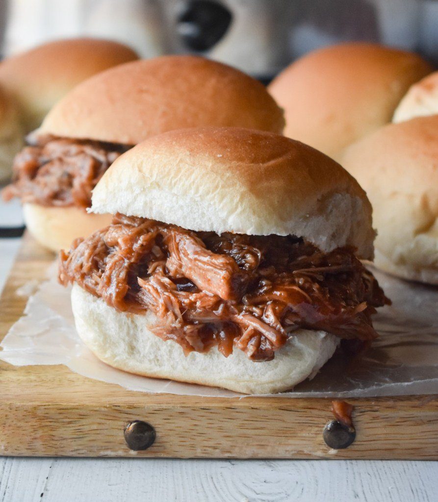 pulled chicken sandwich