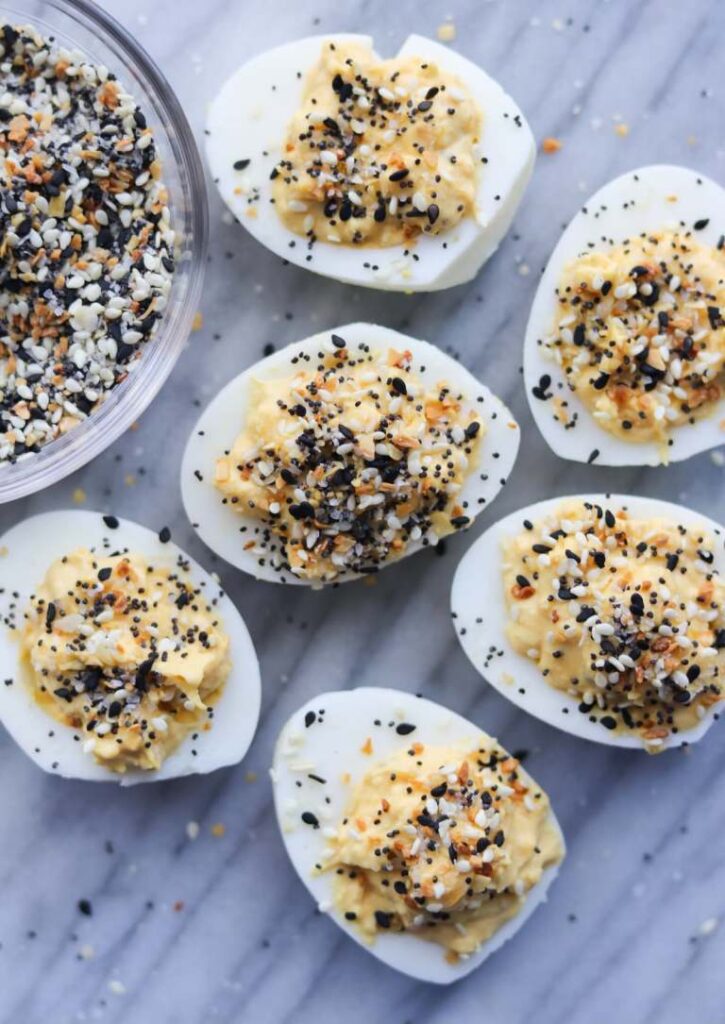 bagel seasoning eggs 