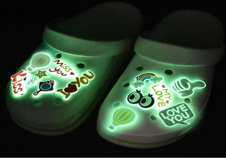 Glow in Dark Croc Shoe Charms