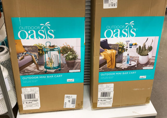 Outdoor Oasis Patio Serving Cart on Sale