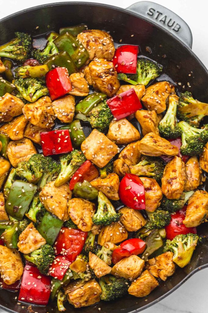 stir fry in skillet