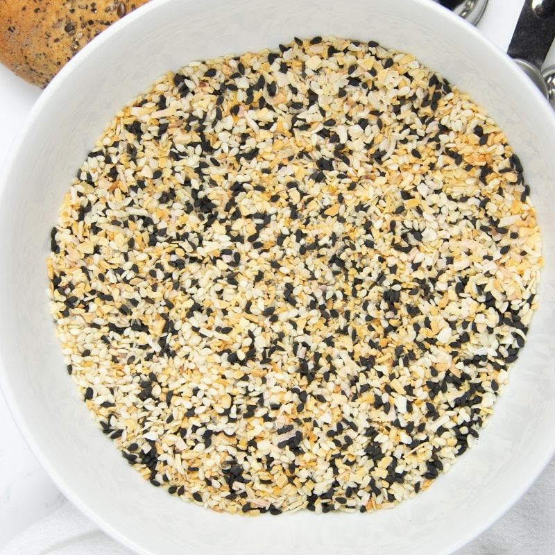 Everything but the Bagel Seasoning in a bowl