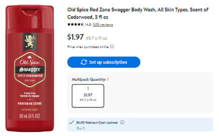 old spice body wash