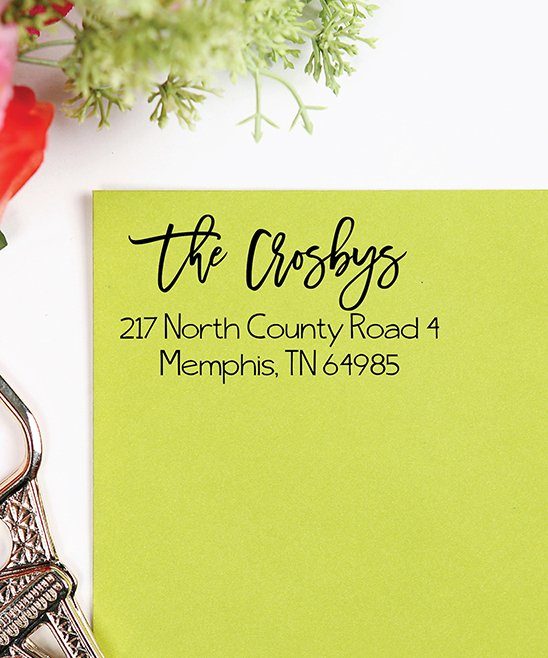 Personalized Address Stamps on Sale