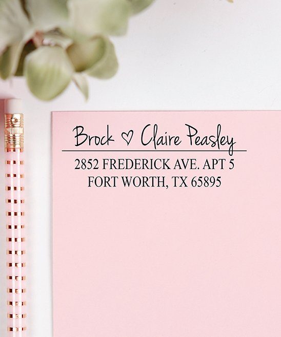 Personalized Address Stamps on Sale