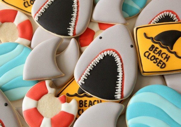 shark week cookies 