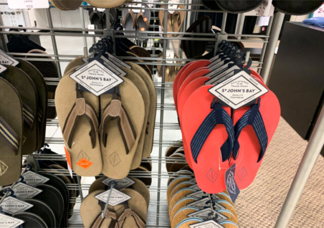 St. Johns Bay Flip Flops on Sale