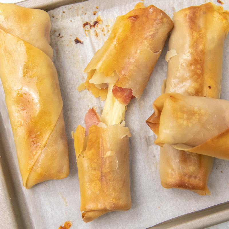 cheesy ham appetizer