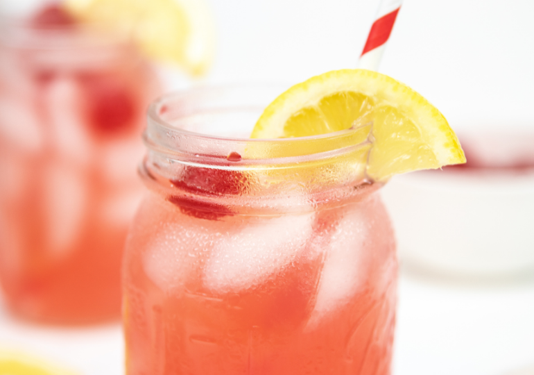 cherry lemonade drink