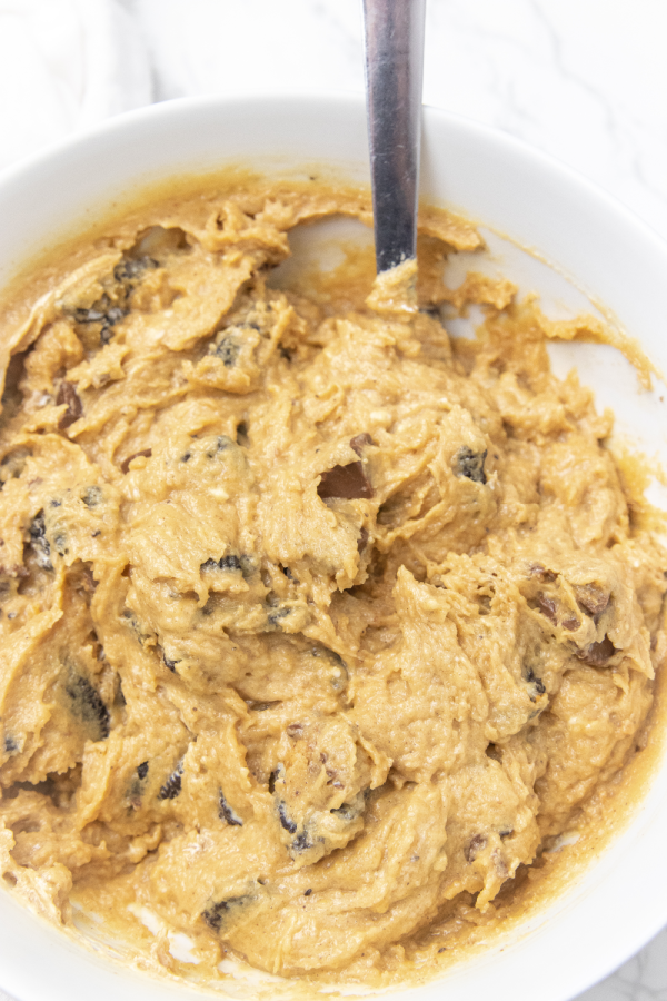 creamy batter of cheesecake mixture 