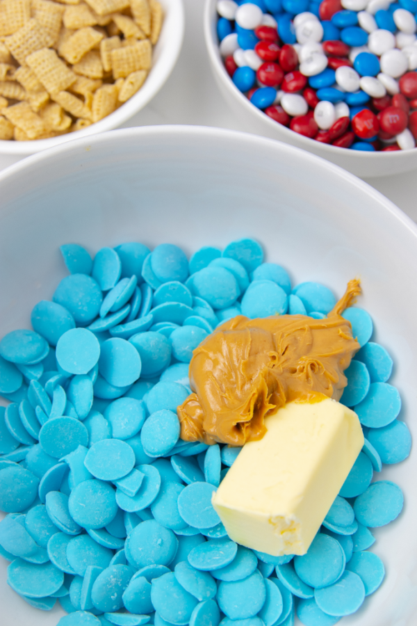 peanut butter and candy melts