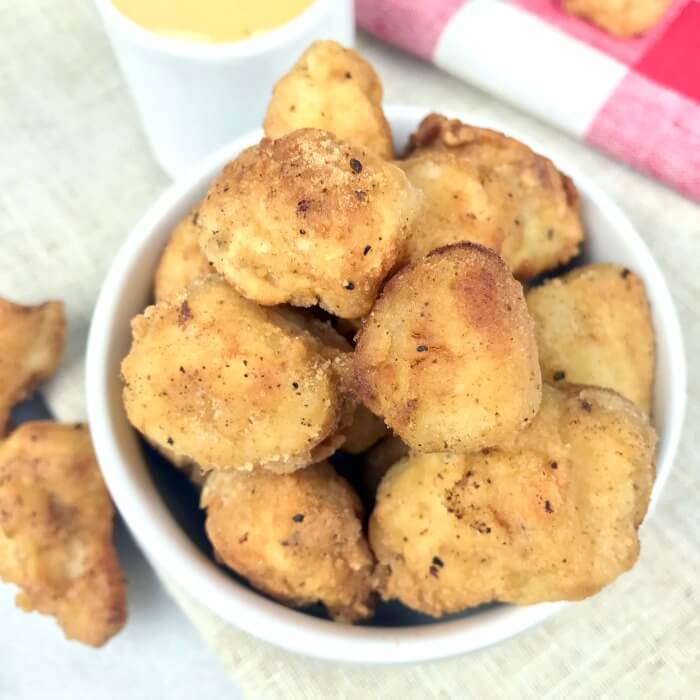 chick fil a nuggets in a bowl 