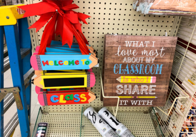 Hobby Lobby Teacher Supplies