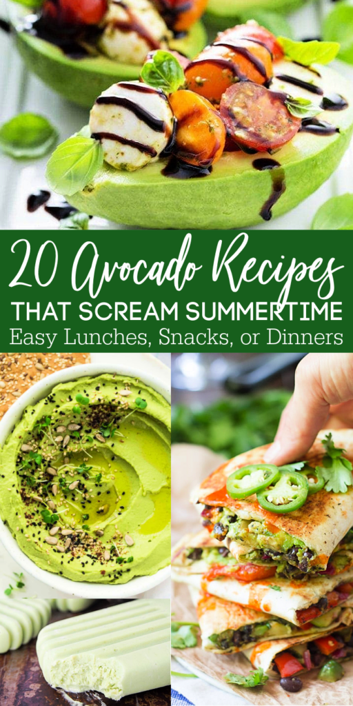 avocado recipes in collage