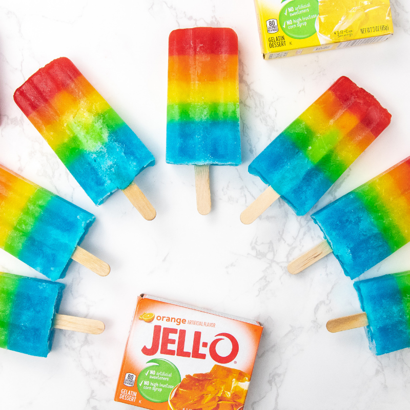 Jello popsicles 