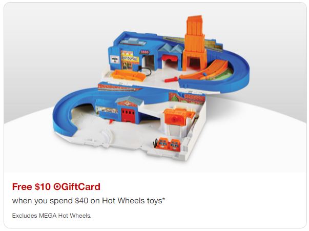 hot wheels gift card