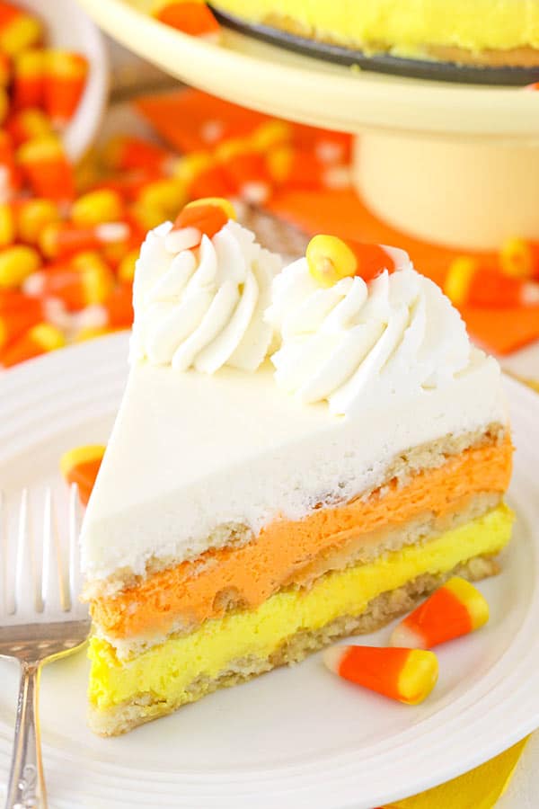 candy corn no bake cheesecake 
