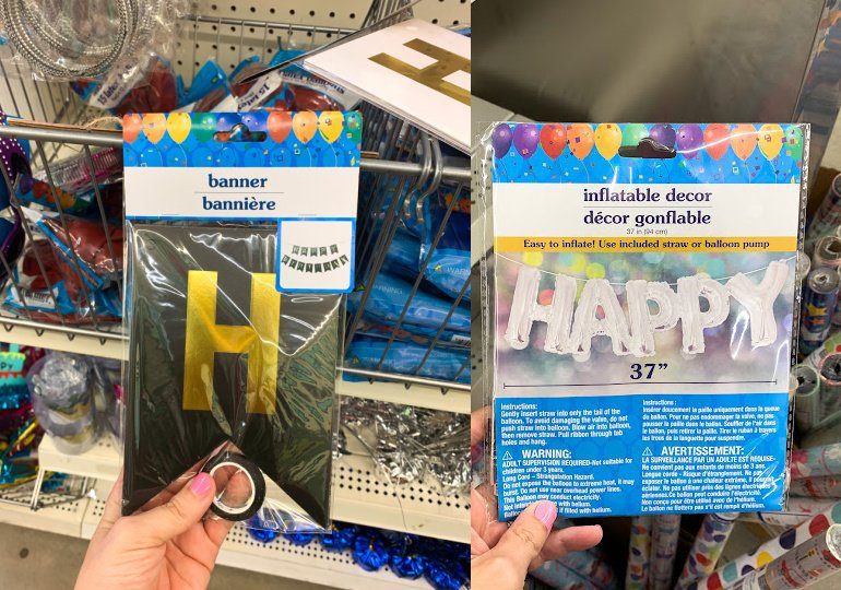 Dollar Tree Party Supplies
