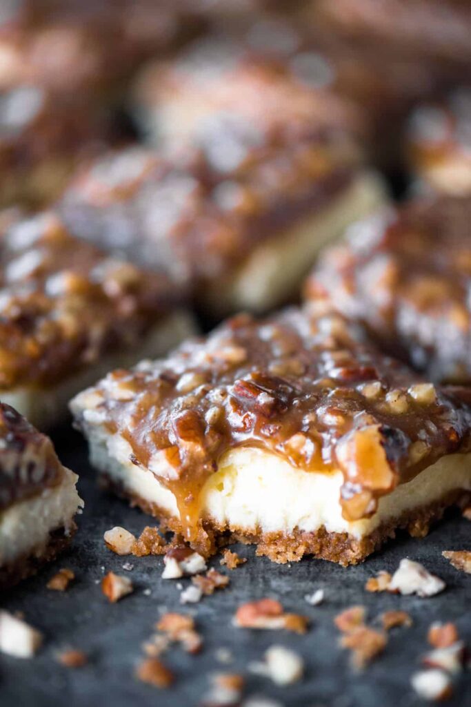 pecan cheesecake bars 