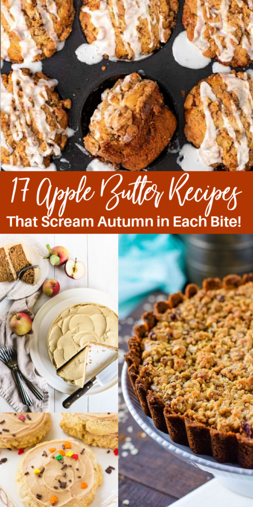 Slice and serve up one or more of these apple butter recipes. From breakfast recipes, desserts and more. Warm apple butter spices in each one. #passion4savings #apple #applebutter #dessert #breakfast #fall #autumn #holiday #foracrowd #baking #dessertideas #breakfastrecipes apple butter recipes