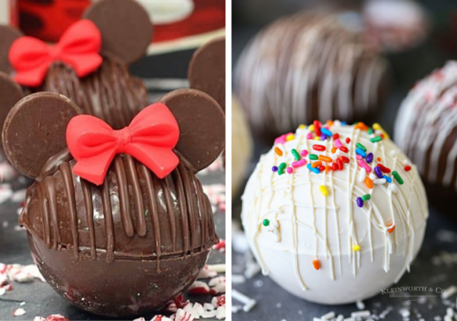 cocoa bombs close up