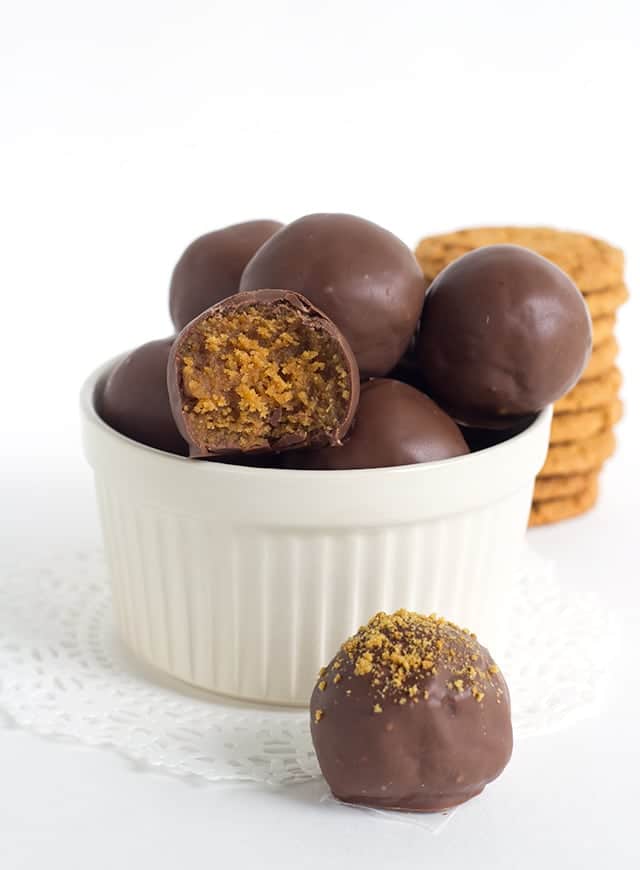 gingersnap cookie dough bites 