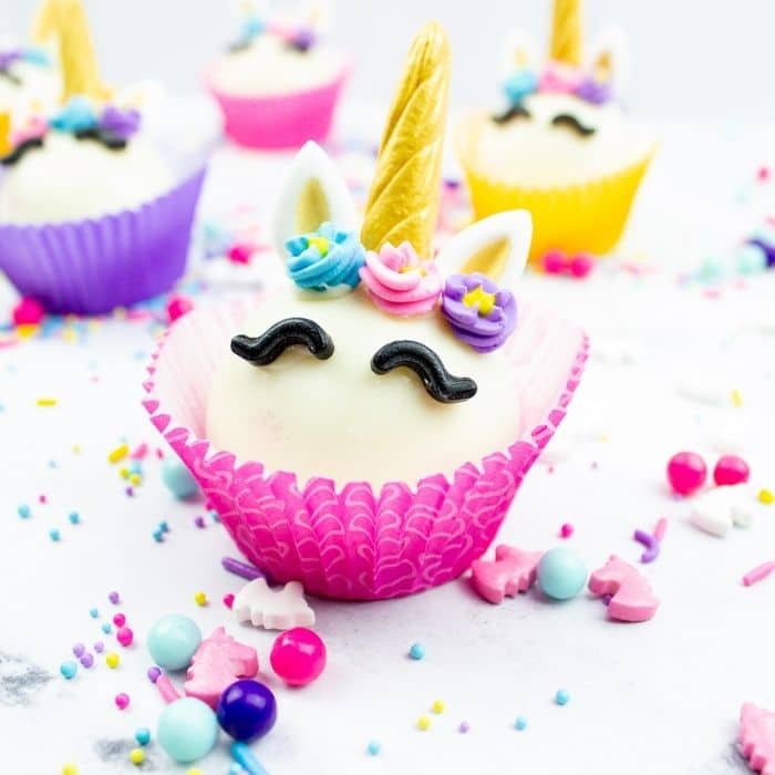 unicorn hot chocolate bombs 