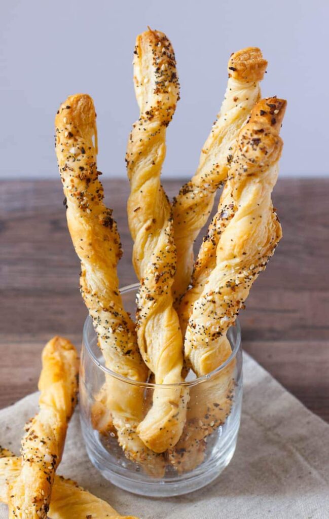 puff pastry twist breadsticks