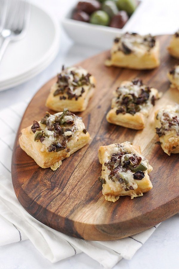 olive puff pastry appetizer 
