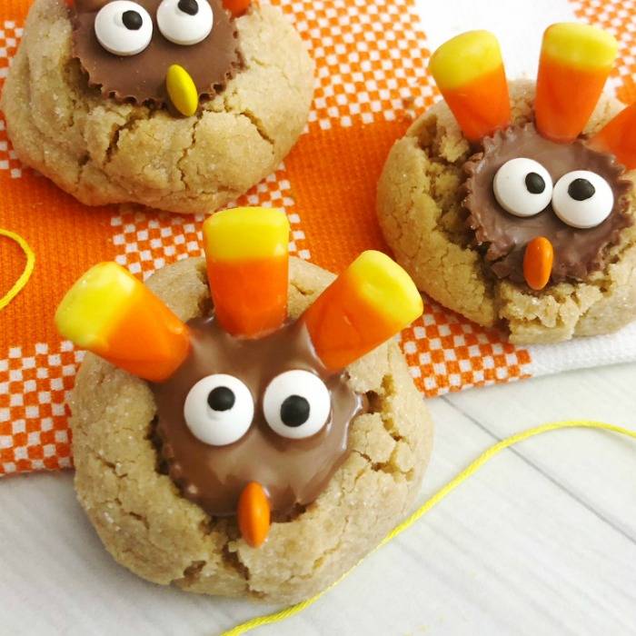 turkey shaped cookies 