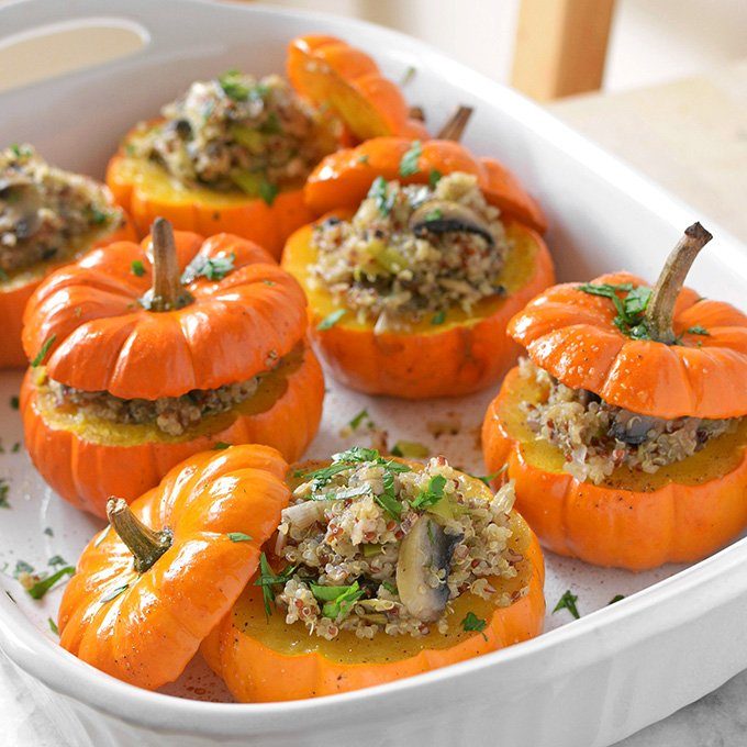pumpkin quinoa dish 