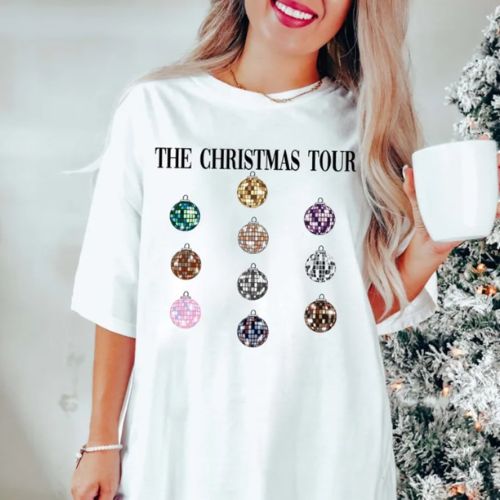 Women's Graphic Christmas Tees on Sale