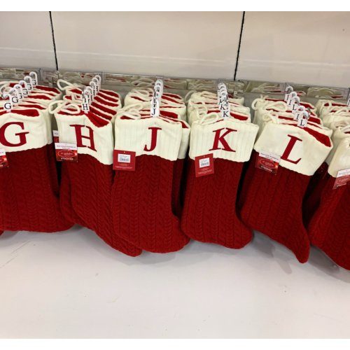 Monogram Christmas Stockings on Sale