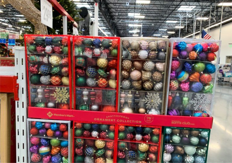 Sam's Club Christmas Ornaments