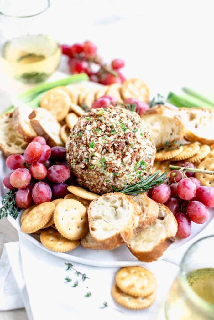 bacon cheese ball with Horseradish 