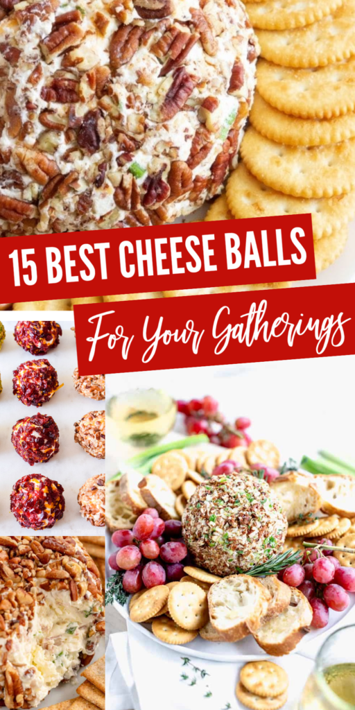 Check out these delicious and easy cheese ball recipes perfect for your next party or gathering. Simple easy party approved cheese balls. #passion4savings #cheeseballs #party #appetizer #cheese #fun #fingerfood #quick #holiday #foracrowd cheese balls in a collage