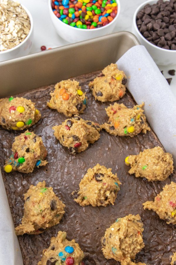 cookie bars with brownies