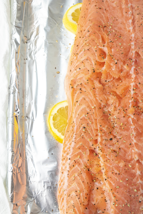 salmon on filet 