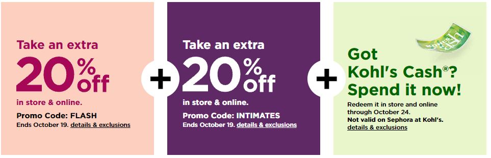 Kohl's flash sale