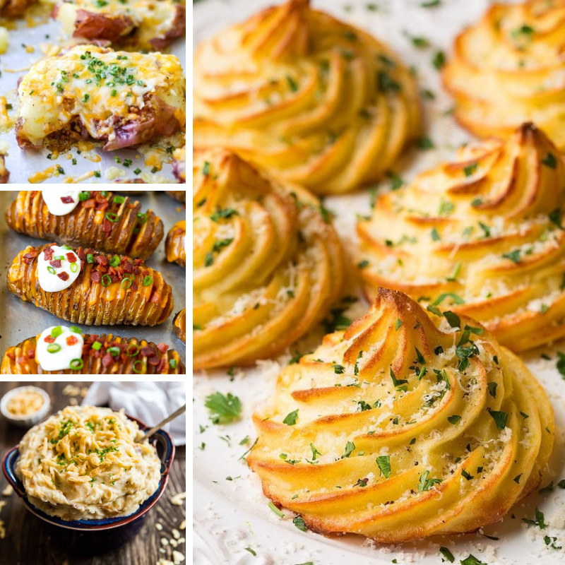 Dive in to one or more of these savory potato side dish recipes! A simple and delicious side dish that the potato is the star of the dish. #passion4savings #potato #sidedish #easy #homemade #sides #potatorecipe #savory #best #recipeidea potatoes