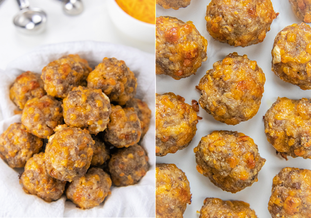 sausage and cheese balls
