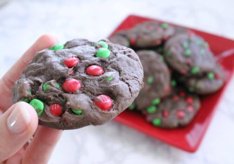 chocolate m&M cookies
