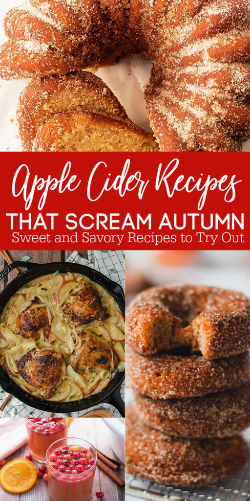 Check out this list of apple cider recipes for you to try for Autumn! Warm spices, rich flavors from sweet to savory apple cider recipes! #passion4savings #autumn #applecider #fall #sweet #savory #recipes #ideas apple cider recipes