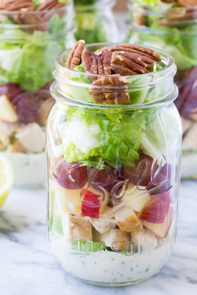 chicken salad in a jar 