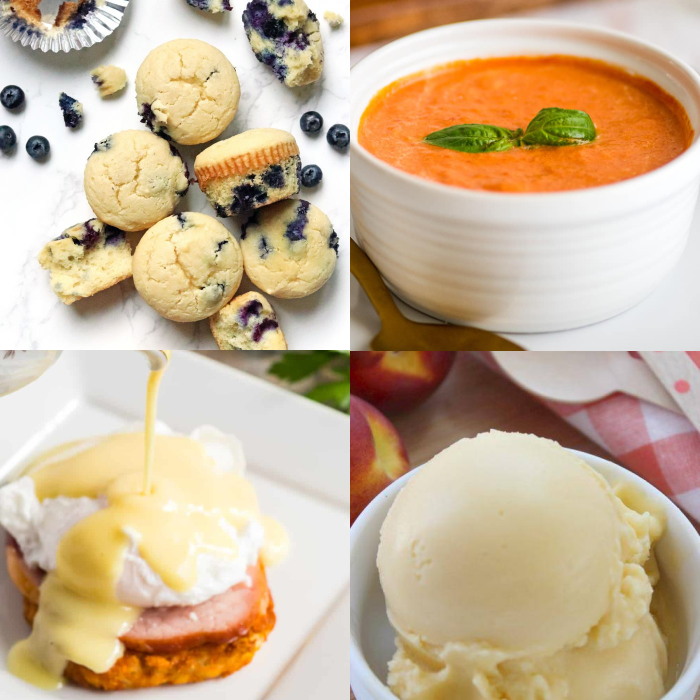 Blender recipe ideas to help you save time in the kitchen. From mixing up soup, batter for muffins, and more. A must see list of recipes. #passion4savings #blender #recipe #breafast #lunch #dessert #dinner #blenderrecipe #idea