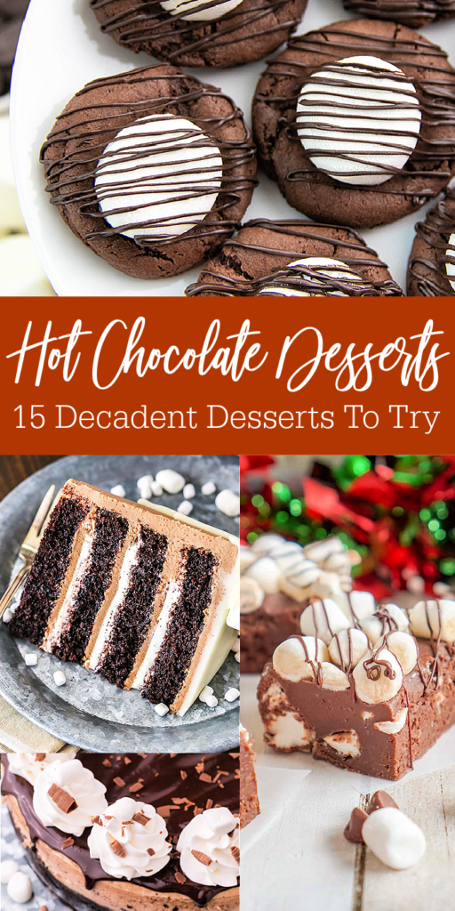 hot chocolate desserts