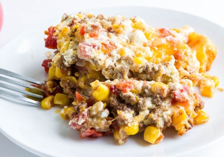 john wayne casserole on a plate 