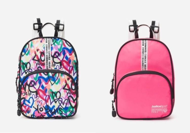 justice backpacks mini