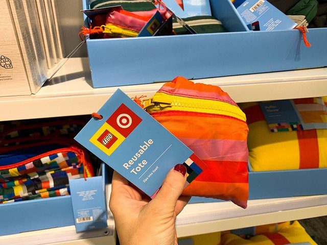 Lego reusable tote