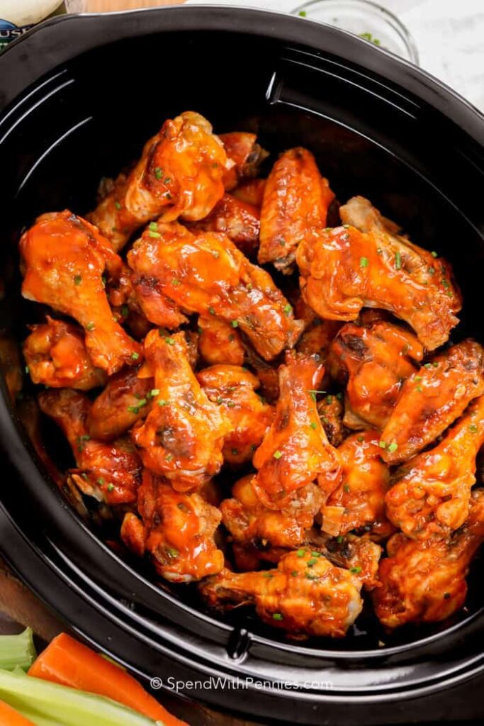 crockpot smothered chicken wings 